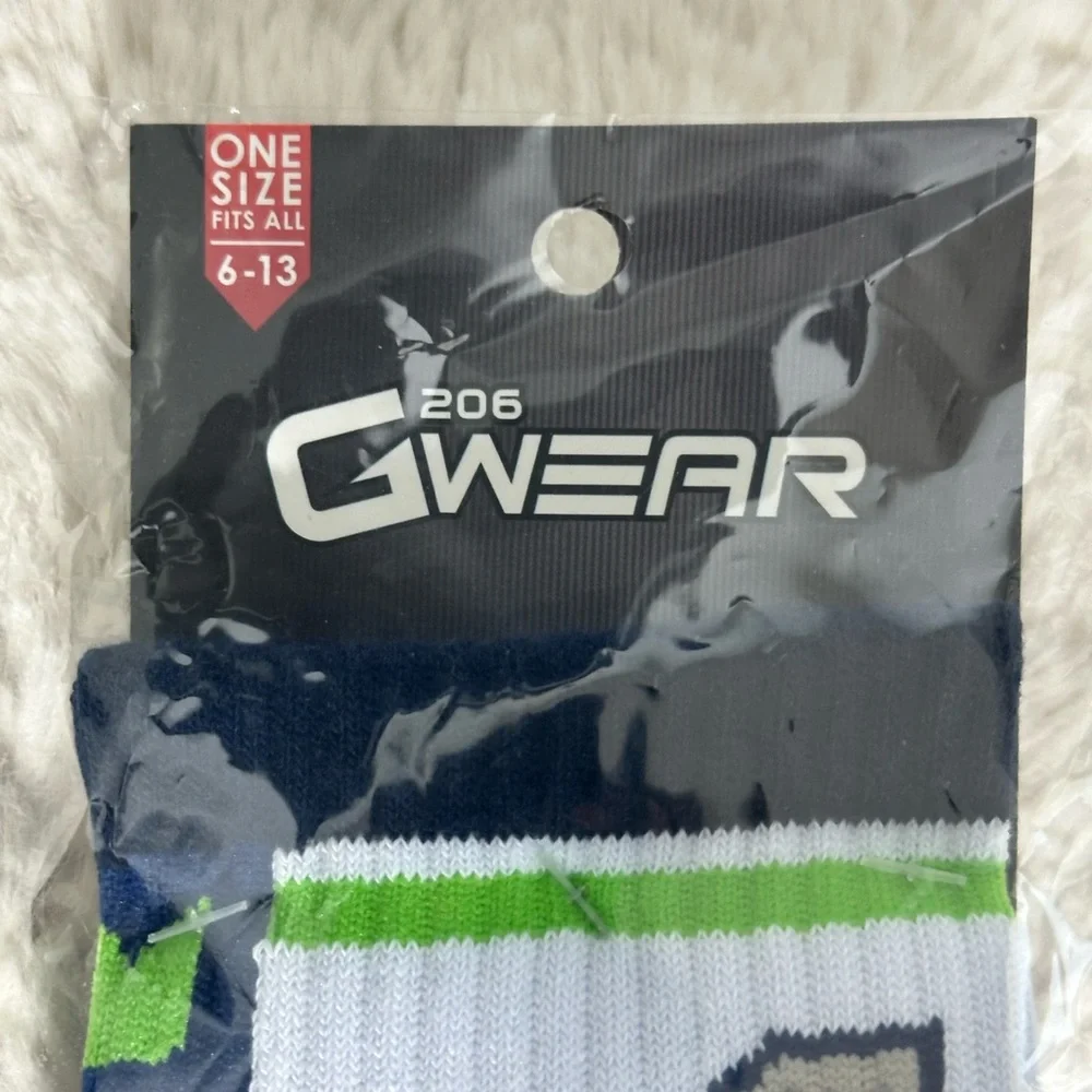 NWT Seattle Seahawks‎ 12th man socks sz 6-13